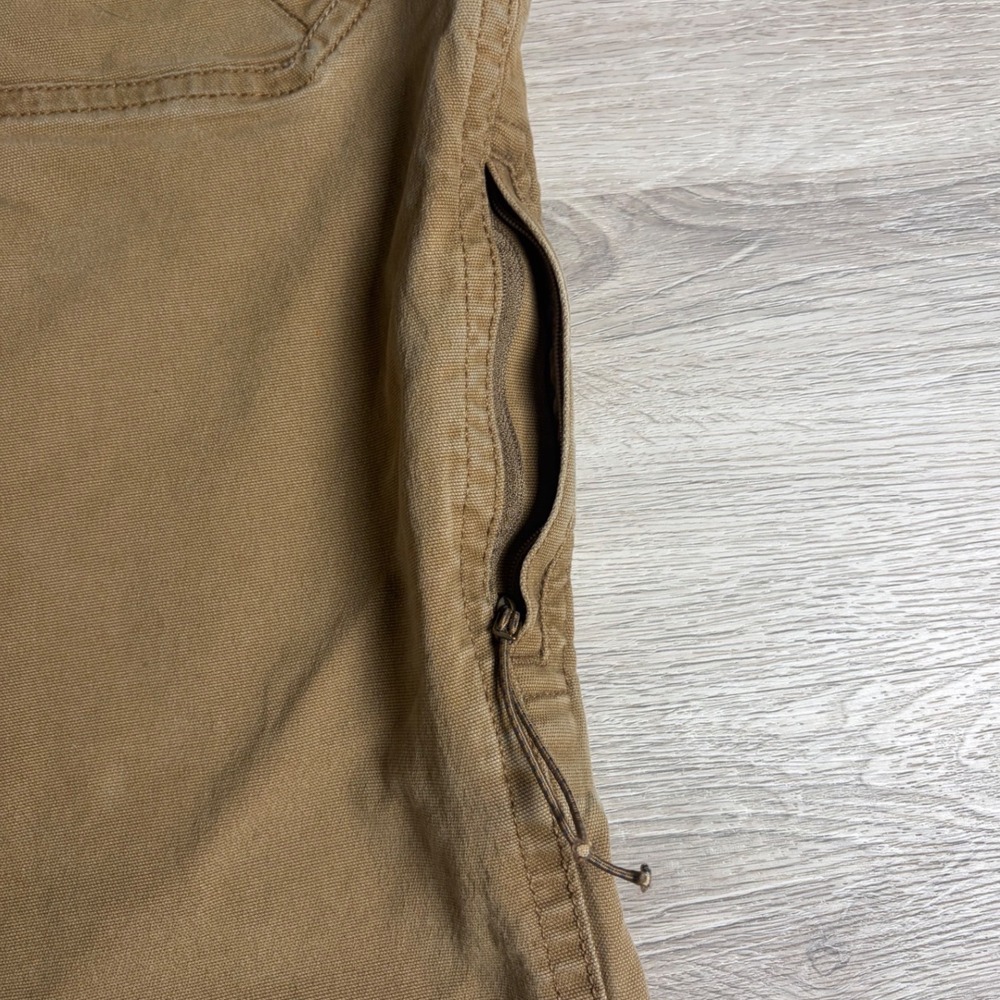 G.H. Bass & Co. Canvas Work Pants Mens 32x30 Brown Straight Leg Utility Outdoor - Picture 3 of 8